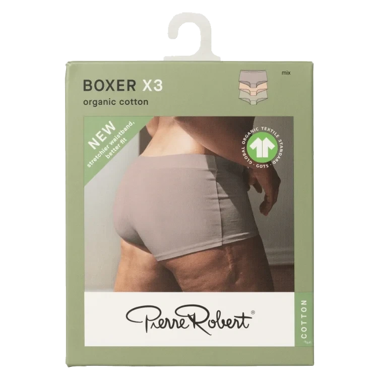 Boxer Cotton Mix L 3stk Pierre Robert