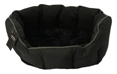Seng Buddy Oval Svart/grå 50x40x20cm S