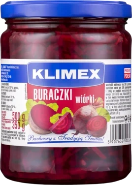 Rødbeter Raspet 500g Klimex