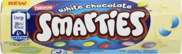Smarties White Hexatube 34g