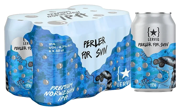 Perler for Svin Ipa 0,33lx6 boks Lervig