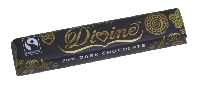 Divine Chocolate 70% Dark 35g