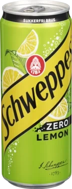 Schweppes Lemon Zero 0,33l boks