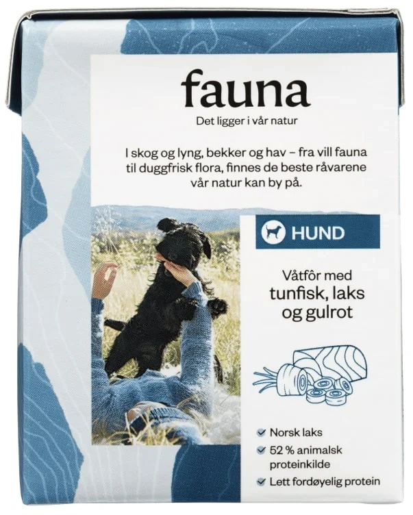 Fauna Hund Våtfor Tunfisk&Laks 375g