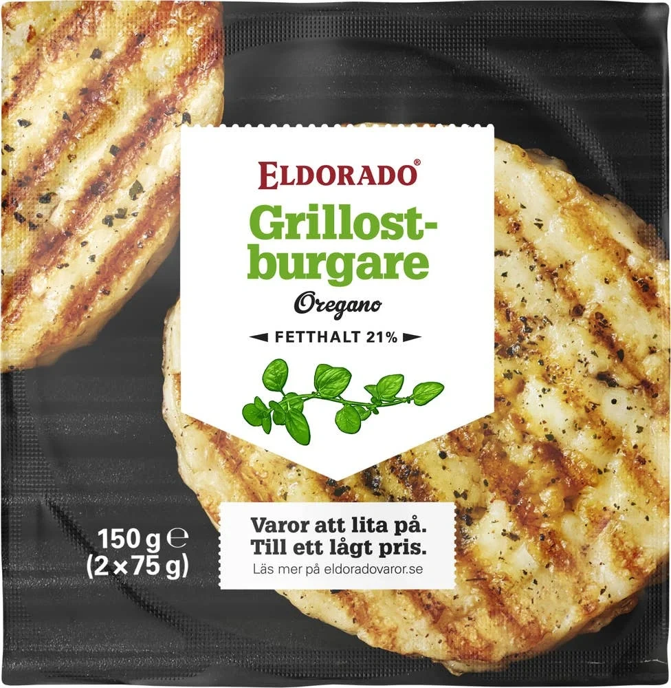 Grillostburgare Oregano
