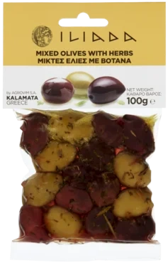 Olivenmiks m/Urter 100g Iliada
