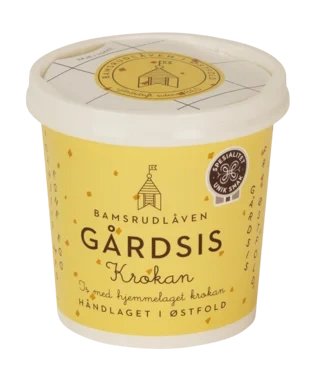 Iskrem Krokan 150ml Bamsrudlåven Gårdsis