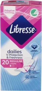 Libresse Truseinnlegg Regular 20stk