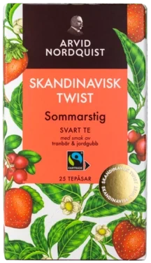 Arvid Nordquist Fairtrade Sommarstig Svart Te 25st