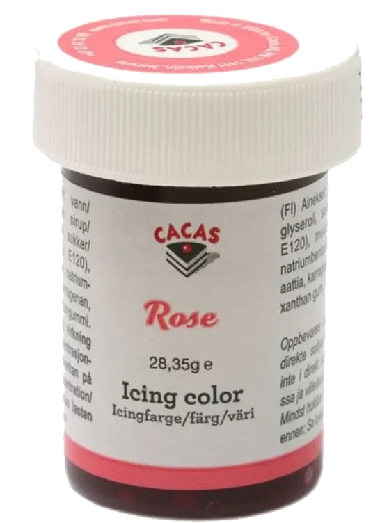 Icingfarge Lys Rosa 28g Cacas