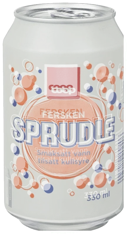 Coop Sprudle Fersken 0,33l