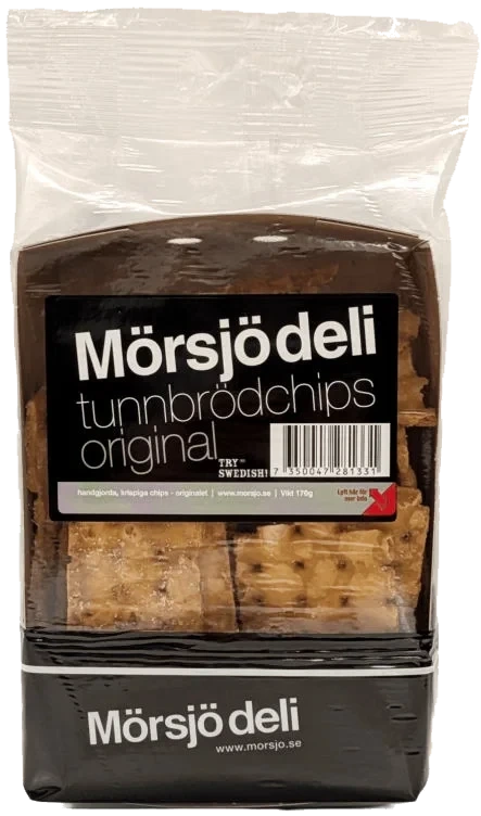 Tunnbrödchips Ori Flowpack 170g Mörsjö Deli