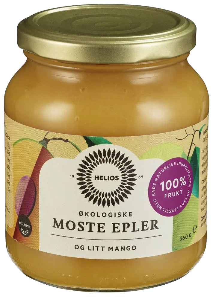 Økologiske moste epler med mango