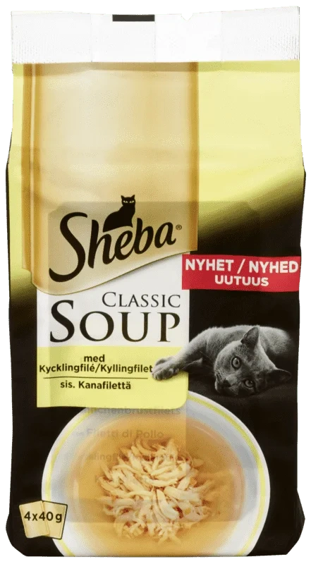 Sheba Soup Kylling 4X40g