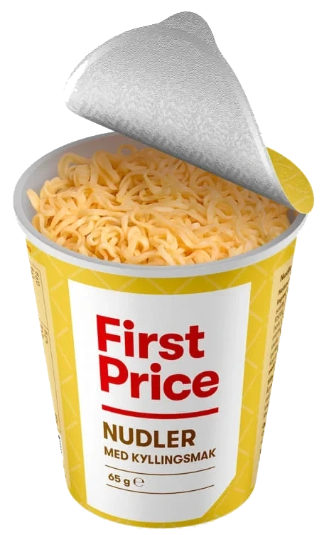 Nudler i Kopp Kyllingsmak 65g First Price
