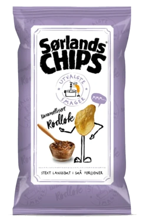 Sørlandschips Rødløk 100g