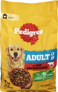 Pedigree Adult Beef Veg 7kg
