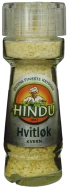 Hvitløk Kvern Glass Hindu