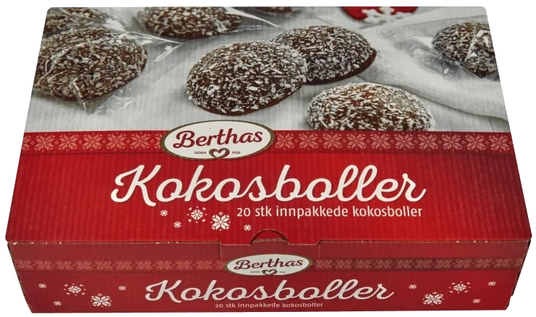 Kokosbolle 18stk 23g Berhas