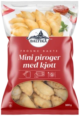 Mini Piroger med Kjøtt 500g Baltika
