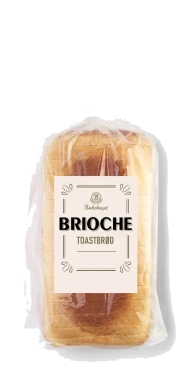 Brioche Toastbrød Skåret 600g Bakehuset