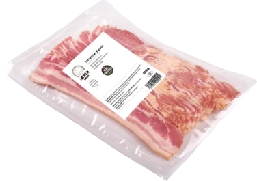 Jæren Smak Tørrsaltet Bacon i Skiver, Applewood Smoked, 500g