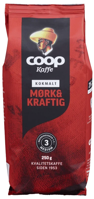 Coop Kokmalt Kaffe Rød 250g