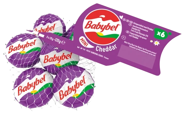 Babybel Mini Cheddar 6x20g
