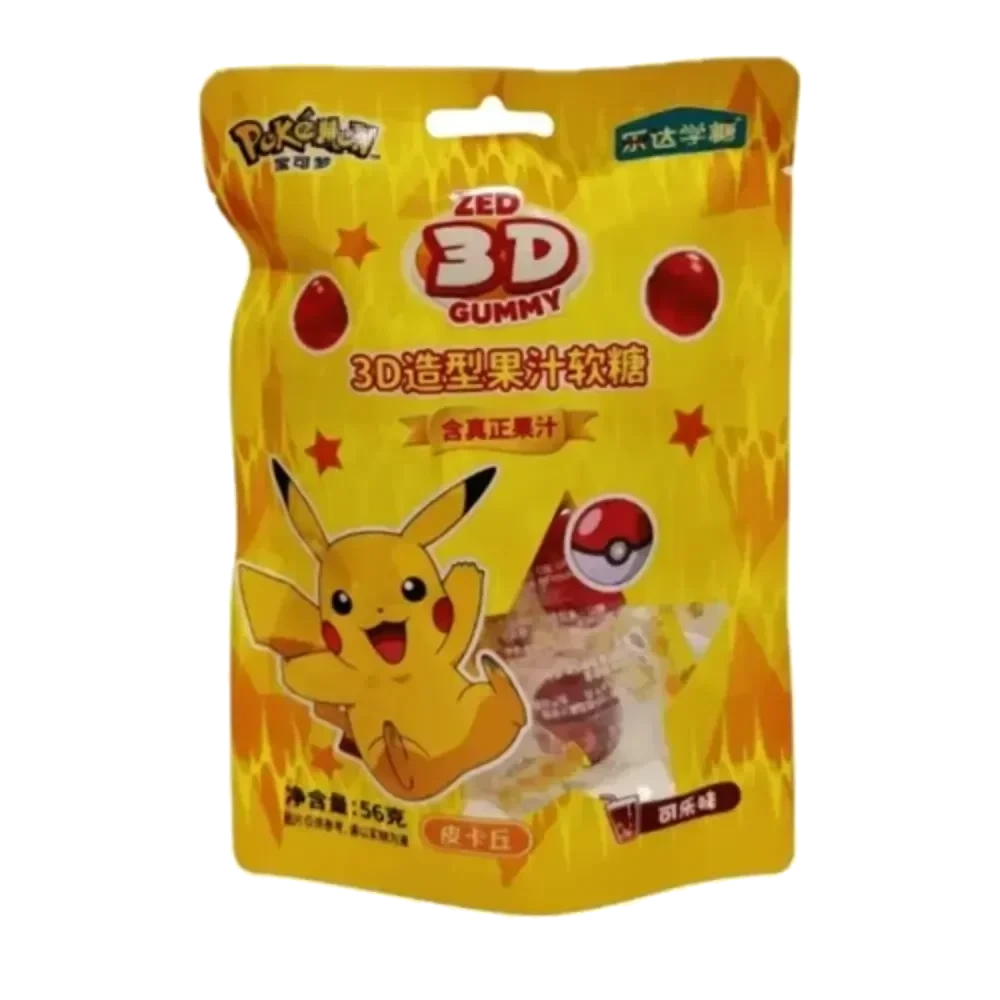Diverse - leda 3d shaped pokemon cola gummy candy