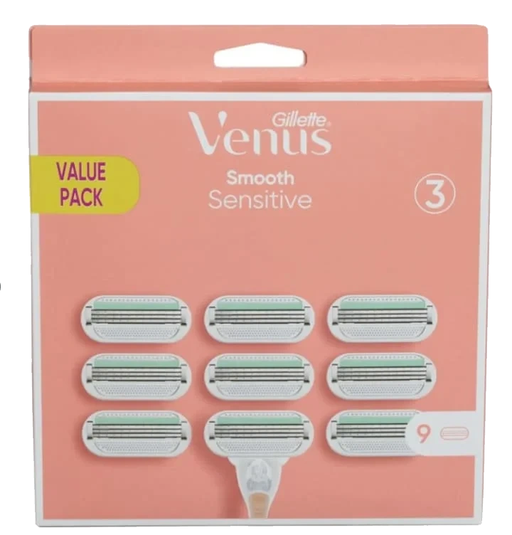 Venus Blader Smooth Sensitive 9stk Gillette