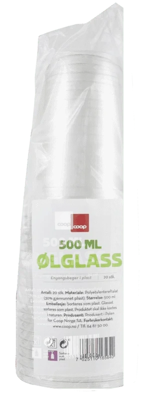 Coop Ølglass 500ml 20pk