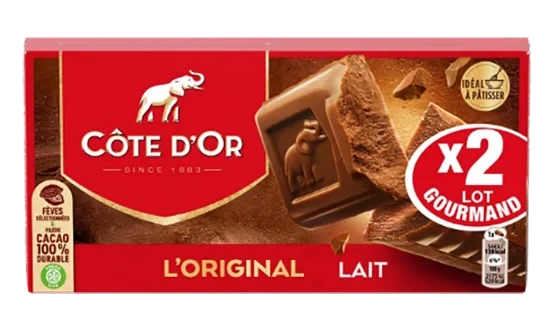 Cote dOr Melkesjokolade 2x200g