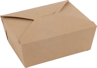 Takeaway Box Brun 65cl 130x107x65mm, 450 stk