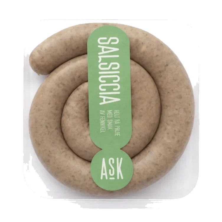Salsiccia Rå Pølse m/Fennikel 300g Ask