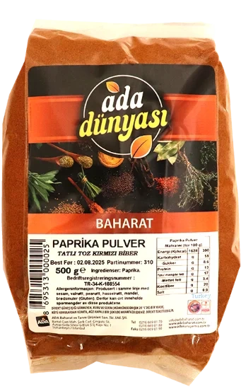 Paprika Pulver Baharat 500g