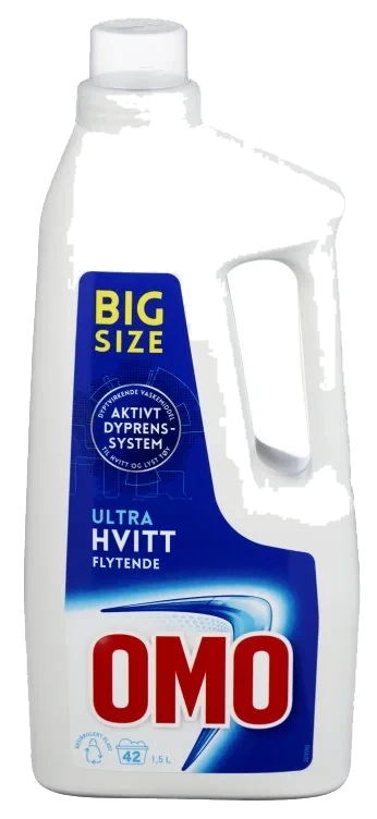 Omo Ultra Hvitt Flytende 1.5l