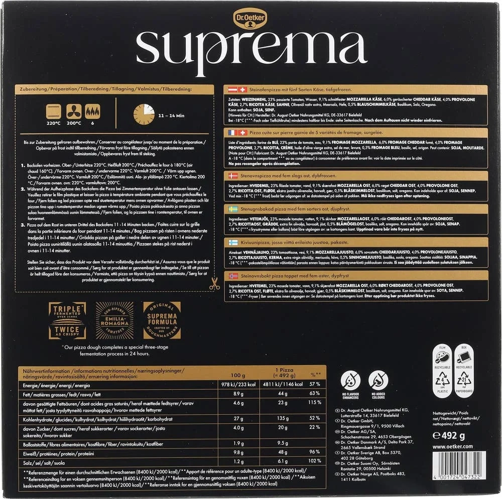 Suprema Cinque Formaggi