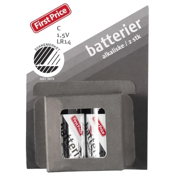 Batterier Lr14 1,5v 2pk First Price