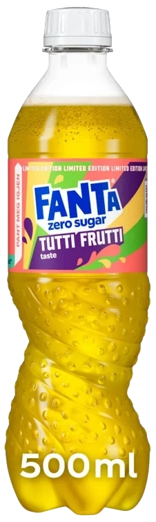 Fanta Tutti Frutti Zero Sugar 0,5l flaske