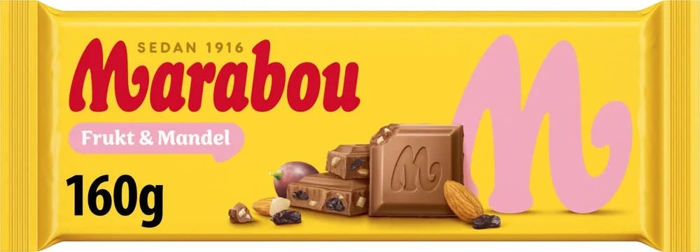 Mjölkchoklad Frukt & Mandel