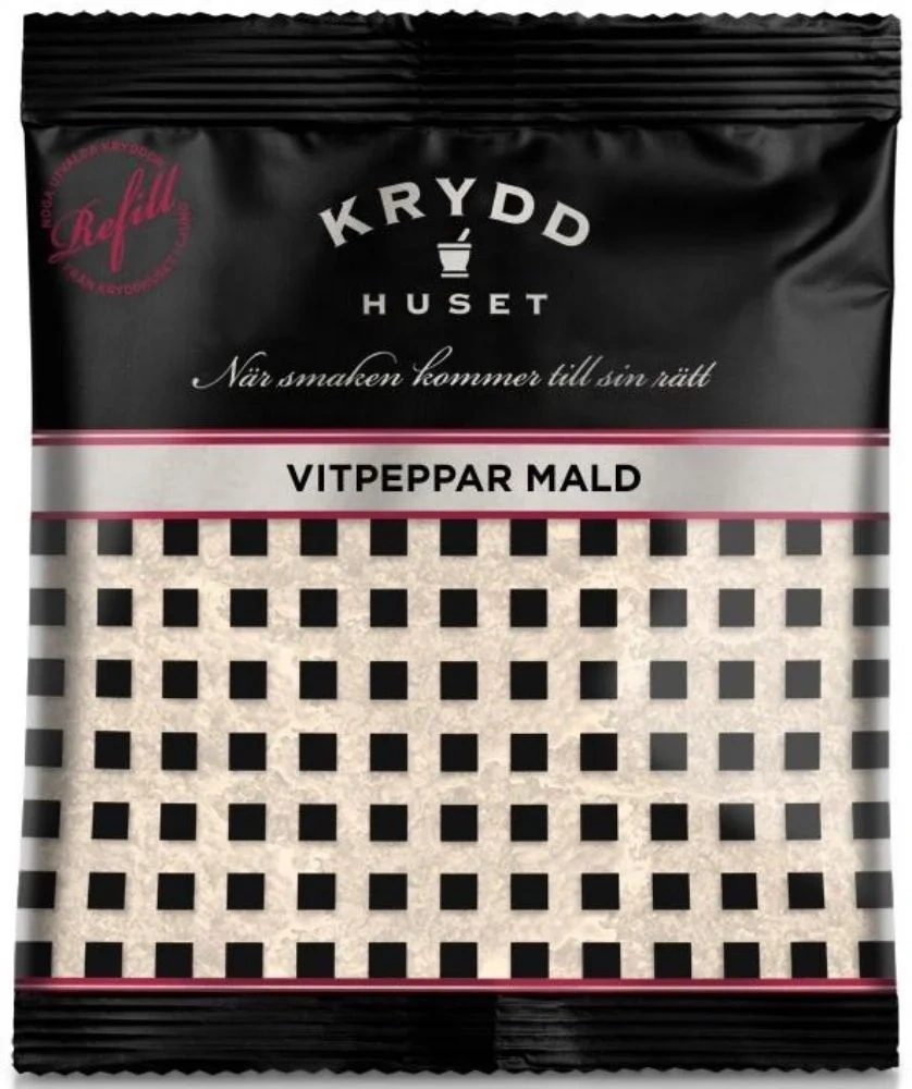 Kryddhuset hvitpepper malt