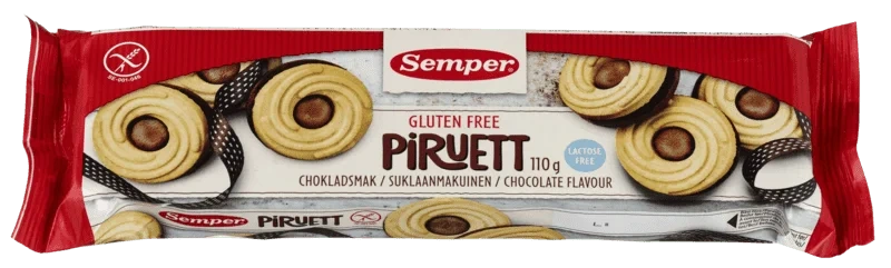 Semper Kjeks med Sjokolade Glutenfri 110g
