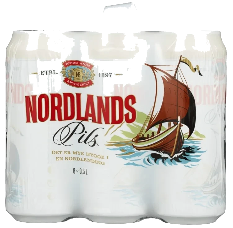 Nordlands Pils 0,5lx6 boks
