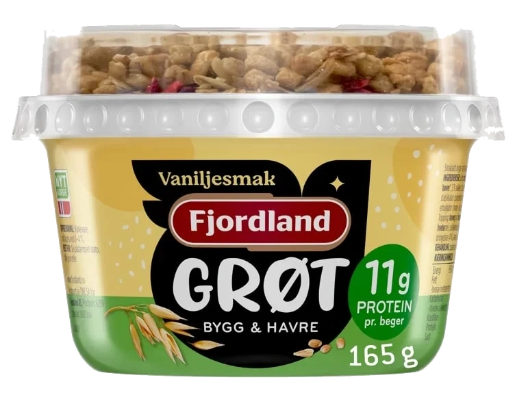 Fjordland Grøt Vanilje 165g