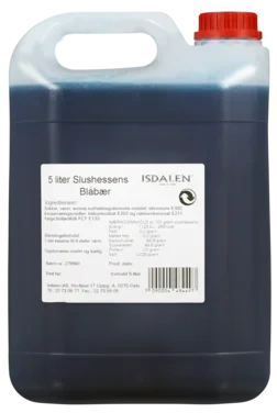 Isdalen Blåbær Slush Essens 5 l