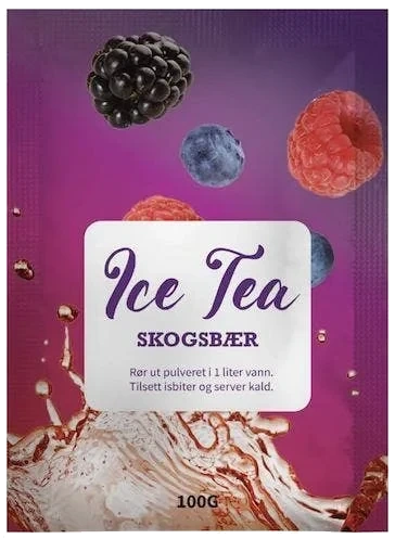 Iste-pulver skogsbærsmak