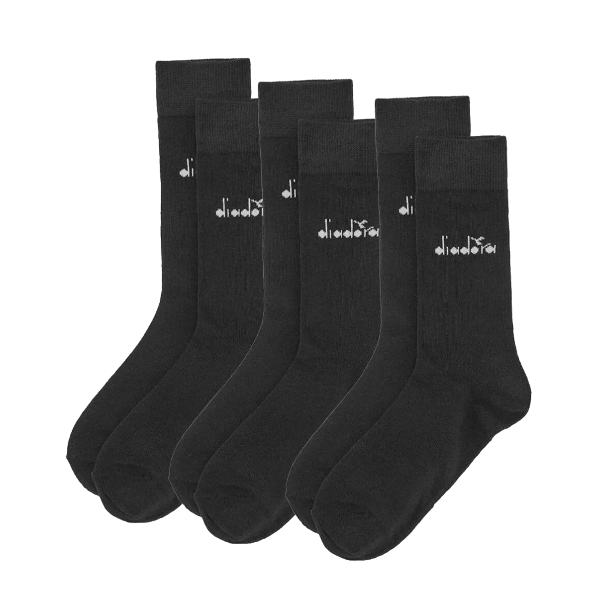Tynne Sokker 3-pk - Sorte (43-46)