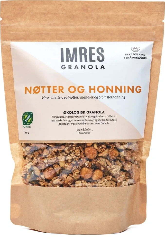 Imres Granola Honning og Nøttegranola 340g