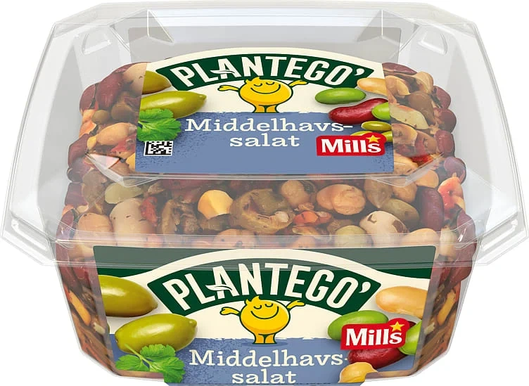Middelhavsalat Bønne&Oliven 300g Planteg