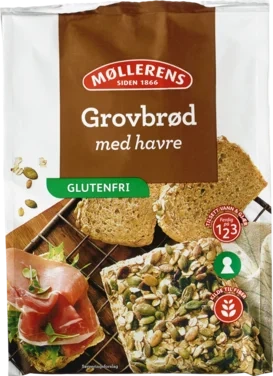 Grovbrød Havre Glutenfri, 414g